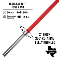 Texas 2" Fat Axle Power Bar