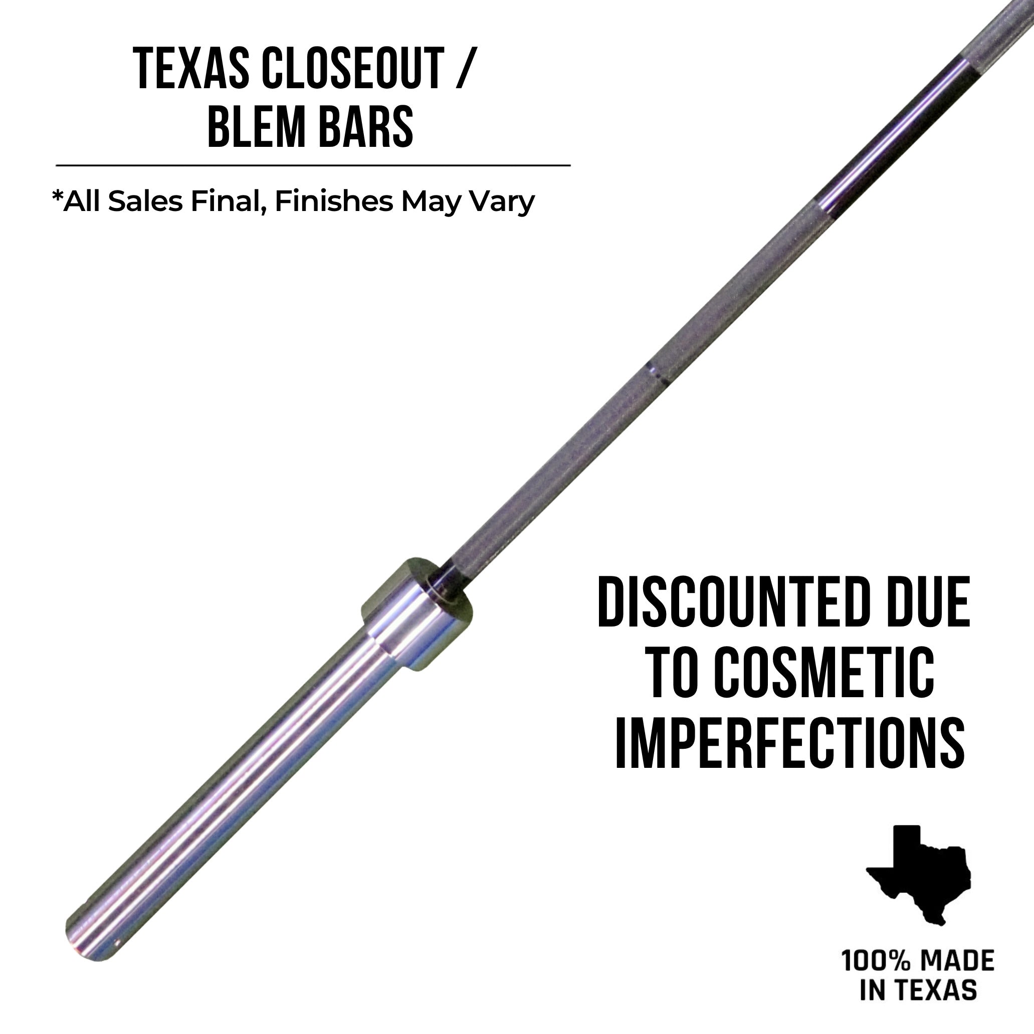 Texas Closeout / Blem Bars