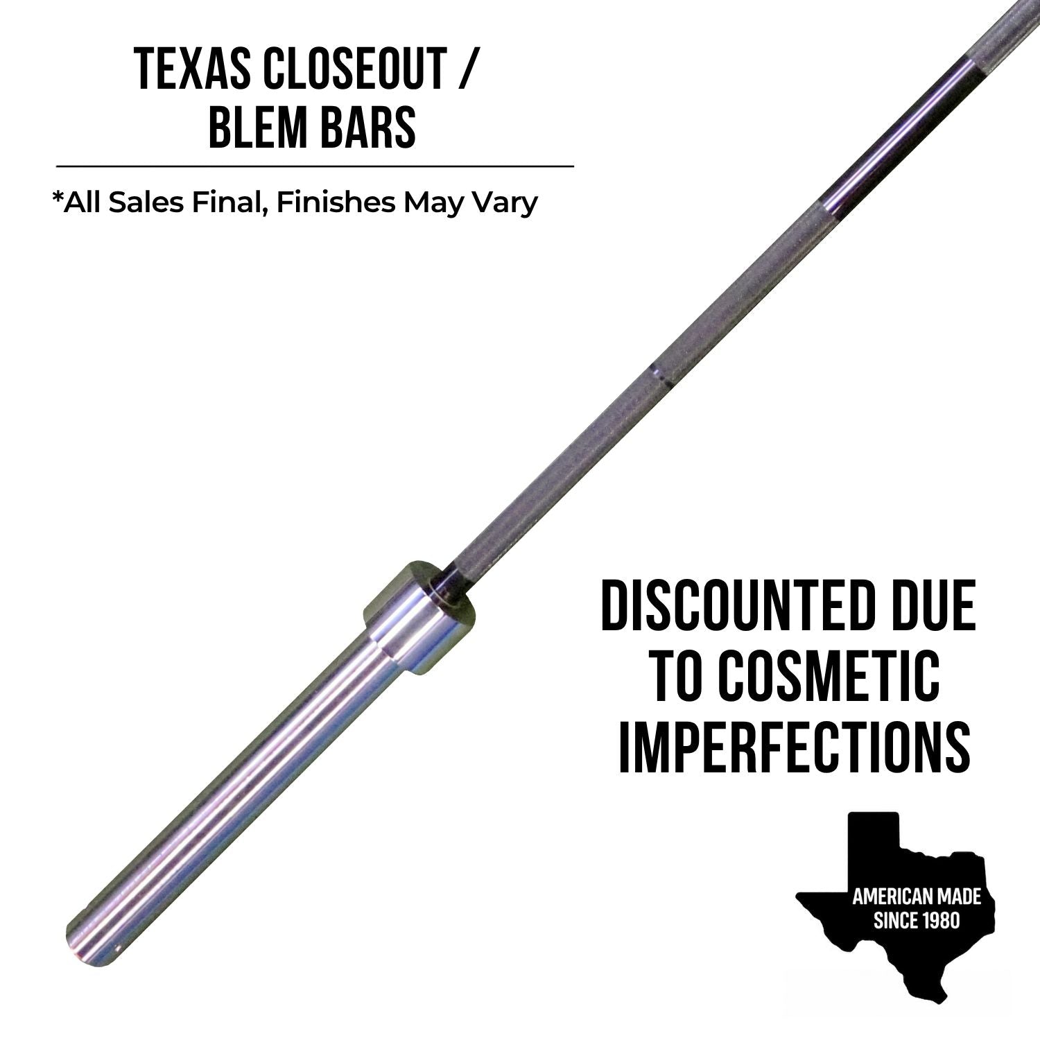 Texas Closeout / Blem Bars